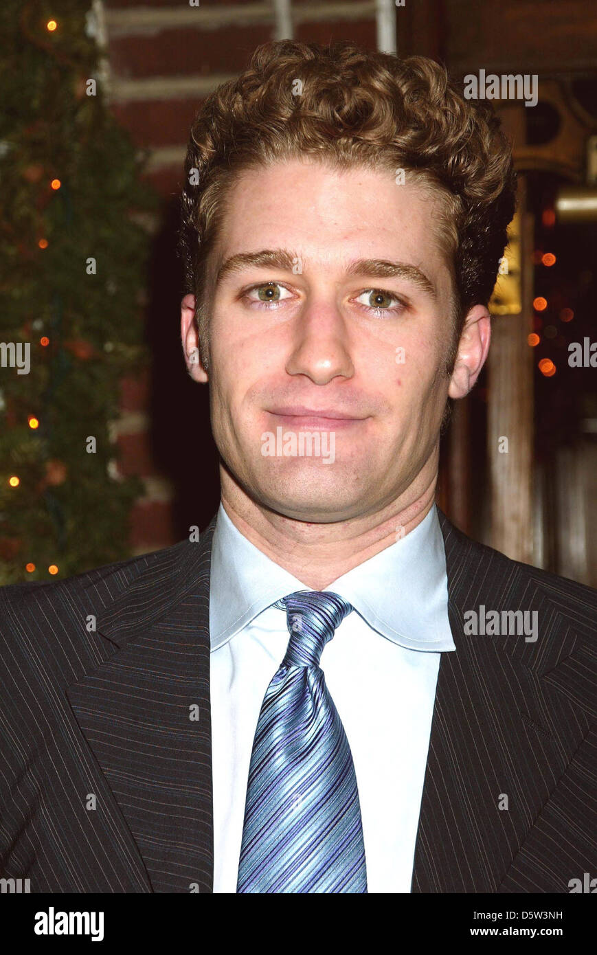 Matthew Morrison from the TV show 'Glee' Opening night after party for  'Henry IV' held at Tavern On the Green restaurant. New Stock Photo - Alamy