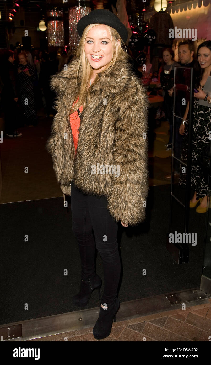 Laura Whitmore The Opening Night Party for the new Monki Store on Carnaby Street London, England - 08.03.12 Stock Photo