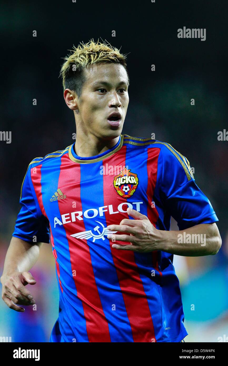 Aug. 30, 2012 - Russia - Moscow,Russia. Europe League :PFC CSKA Moscow vs  FC AIK. Pictured: Japanese footballer Keisuke Honda. Keisuke Honda (  &#26412;&#30000; &#22317;&#20305; , Honda Keisuke , born 13 June