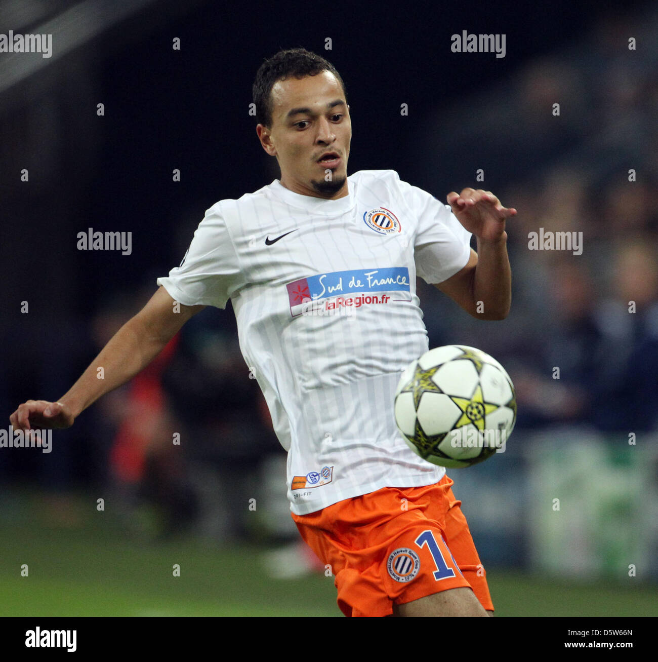 Maillot De Foot Montpellier Third 2006-2007 – Vintage – Numéro 18 AIT-FANA