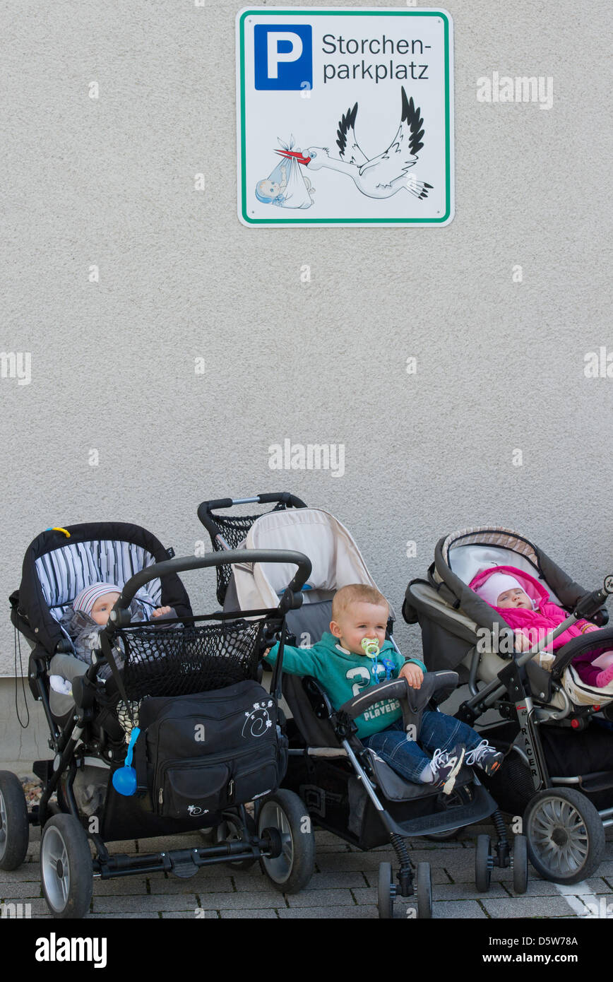 Baby strollers store place