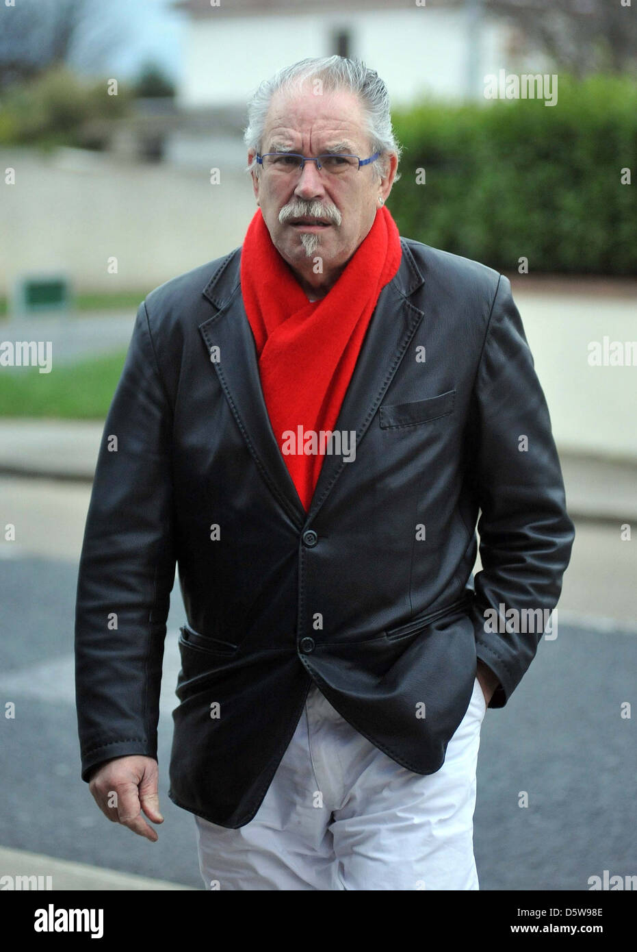 Robert Ballagh The removal of late actor David Kelly took place at The Church of Miraculous Medal in Clonskeagh and was Stock Photo