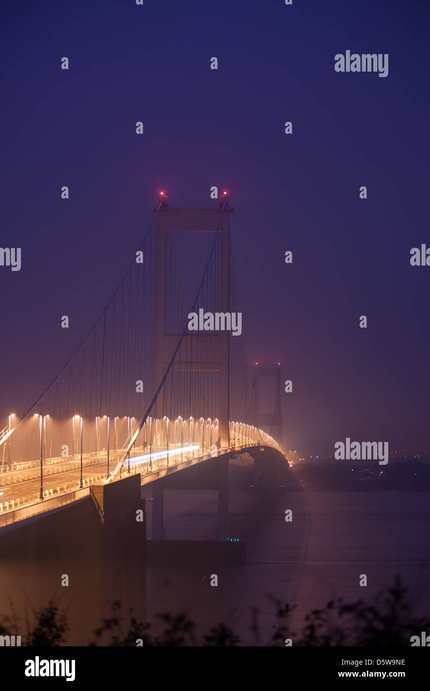 M48 Severn Bridge at dawn Stock Photo Alamy