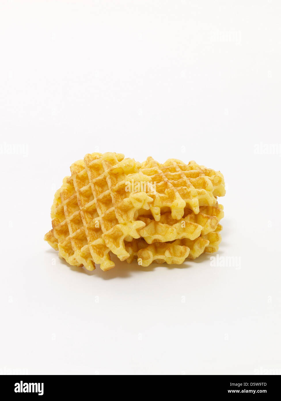 Belgium Waffles on a white background Stock Photo
