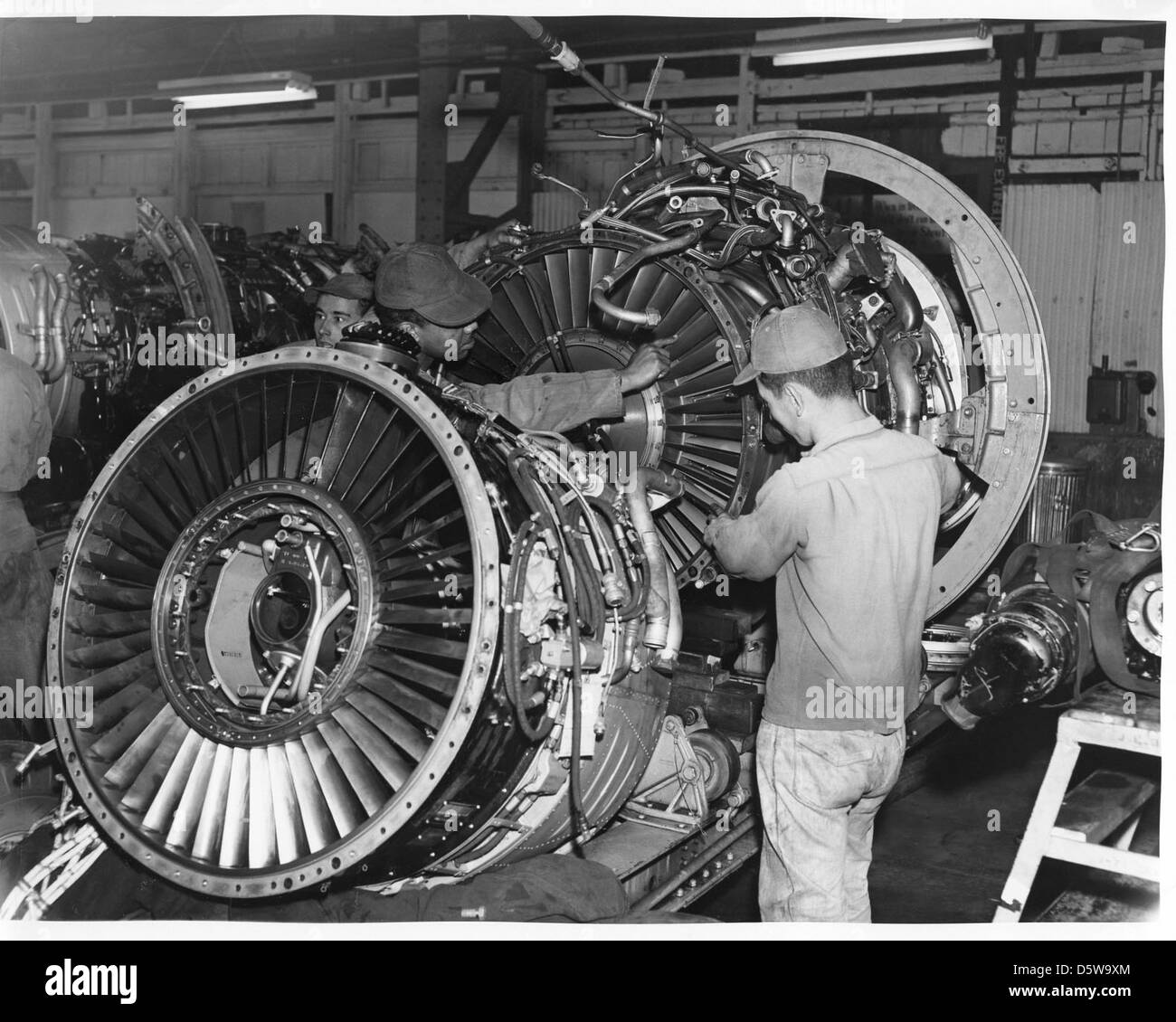 Jet engine overhaul mailed from Yokota AB, Japan in the late 1950s ...