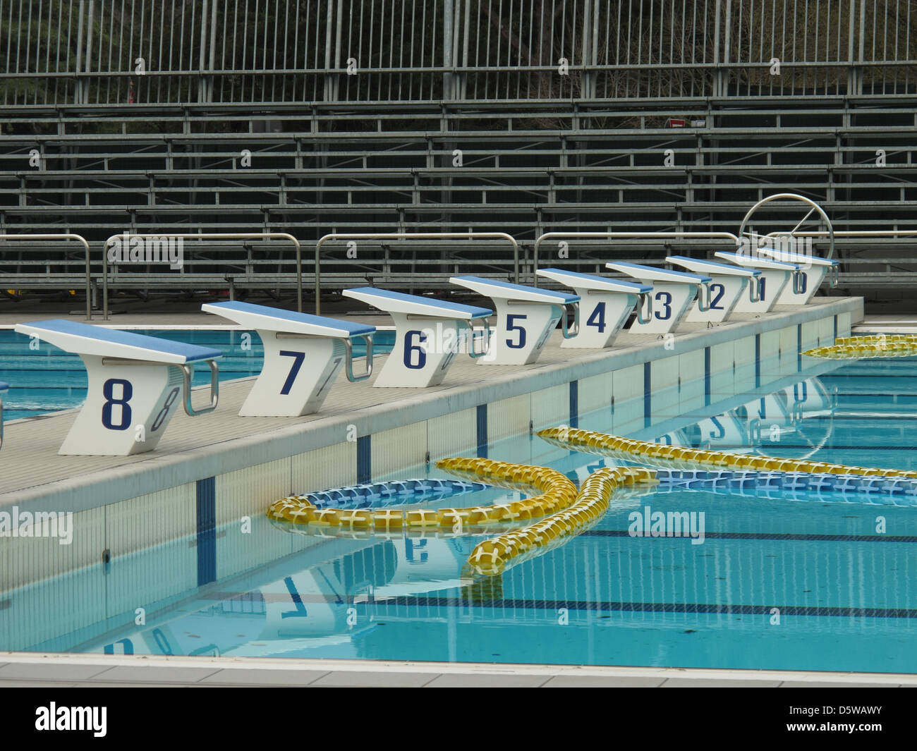 swimming pool in winter