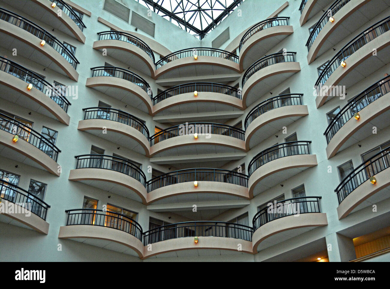 The Savannah Georgia Riverfront Marriott As Seen From Inside The Stock Photo Alamy