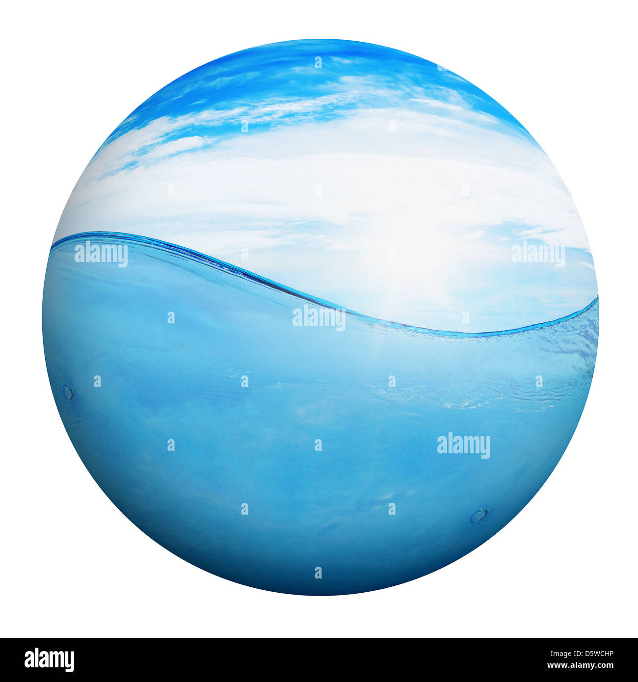 Blue sunny sky with clouds Stock Photo Alamy