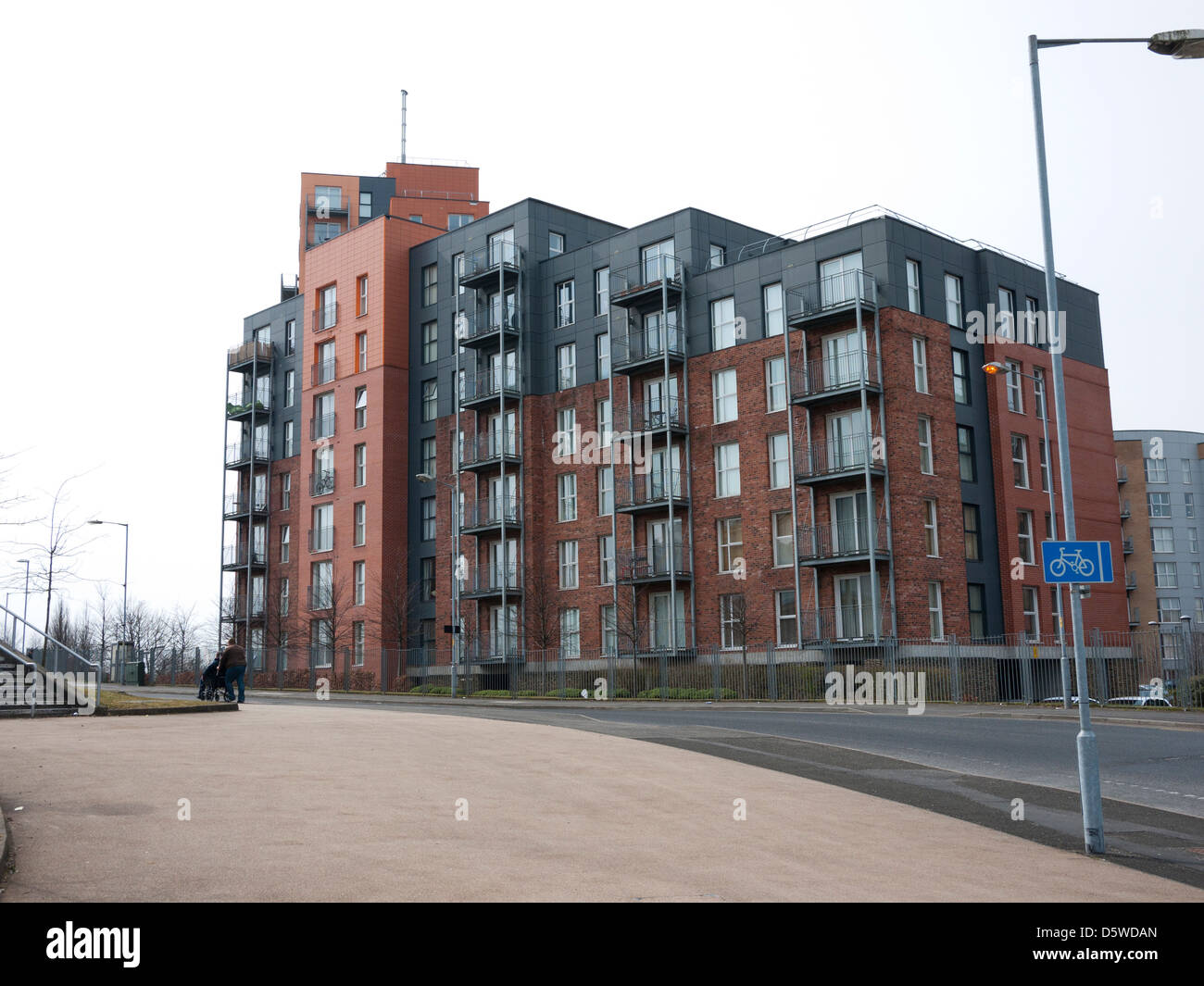 Flats Manchester England, UK Stock Photo Alamy