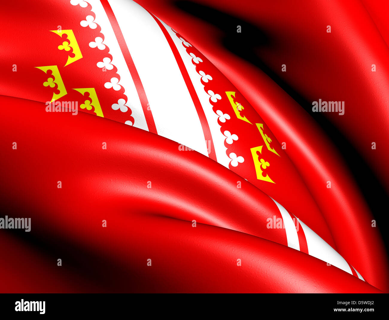 Flag of Alsace Stock Photo - Alamy