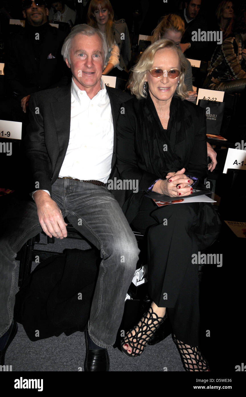 David Evans Shaw and Glenn Close MercedesBenz Fashion Week Fall 2012