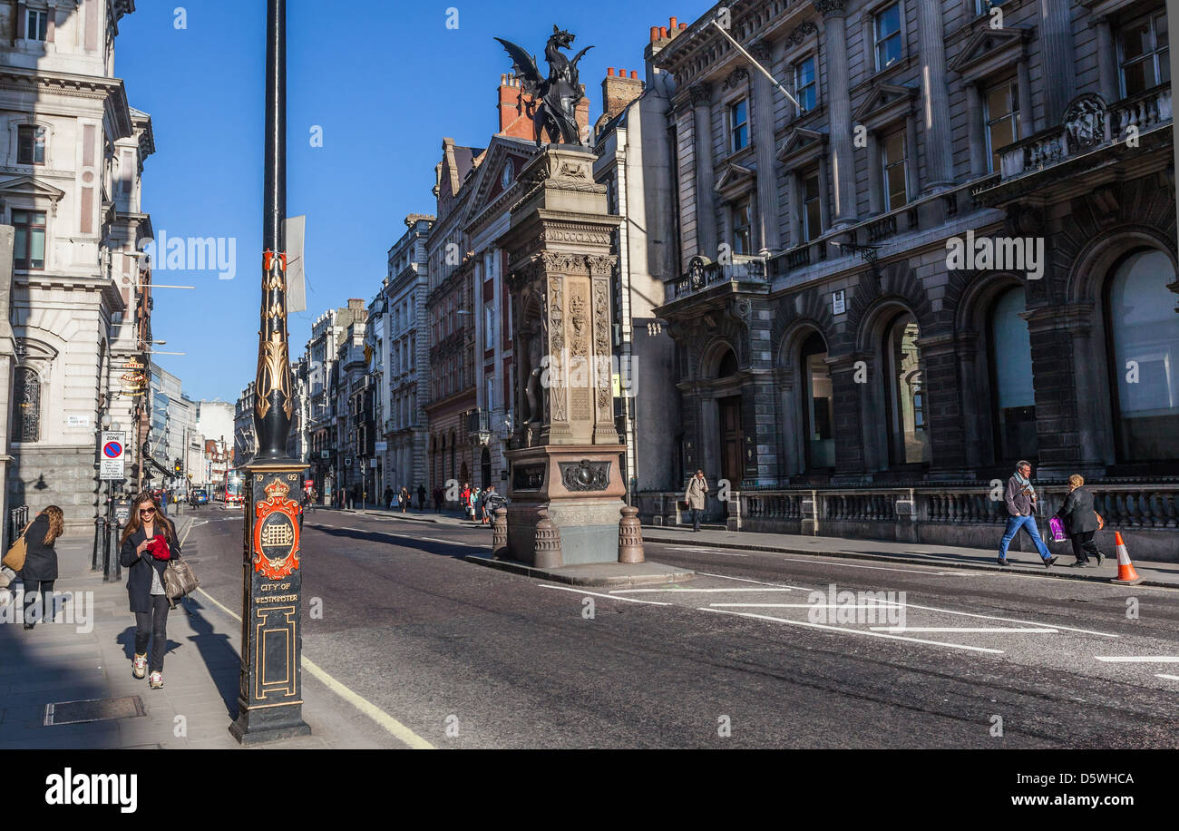 Fleet Street scene, London, England, UK Stock Photo