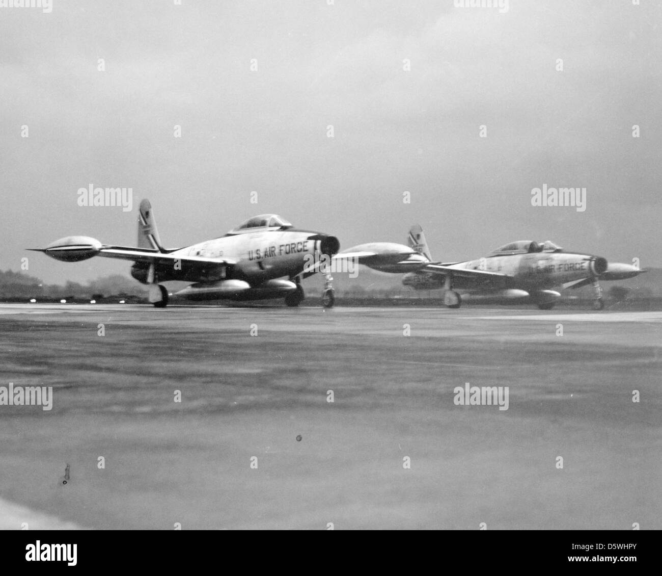 Republic F-84 "Thunderjets Stock Photo - Alamy