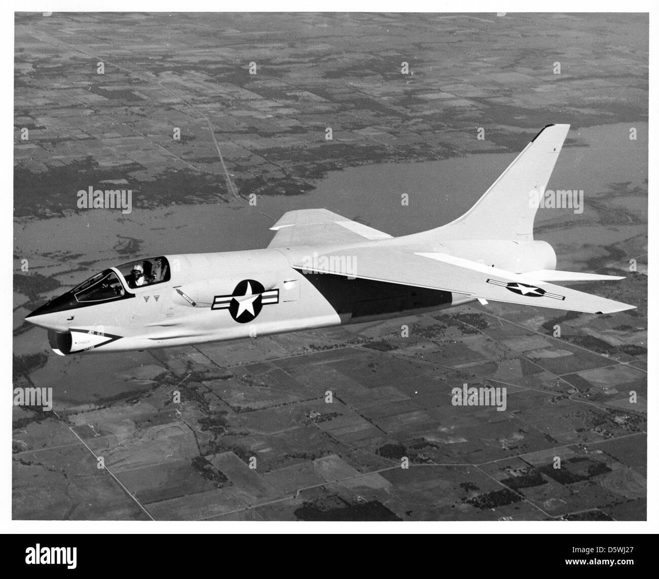 Vought F8U-1 "Crusader" Stock Photo