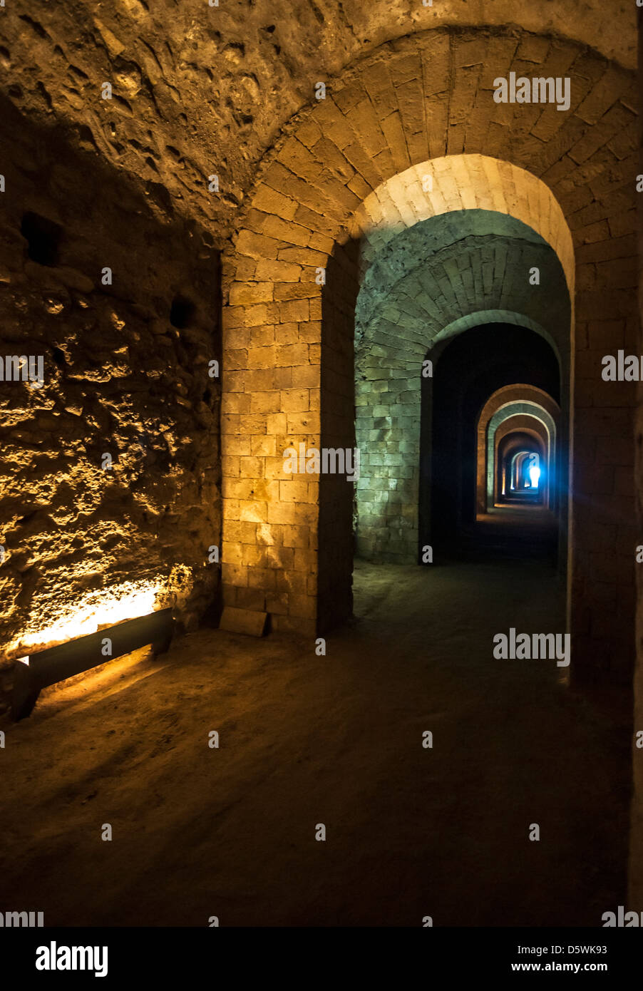 Caves of Grotte di Seiano in Naples, Italy Stock Photo Alamy