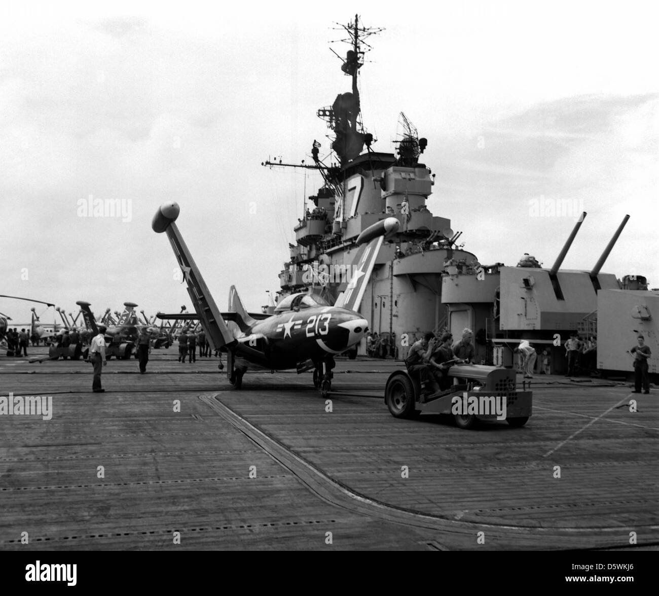 Jet launched aircraft carrier Black and White Stock Photos & Images - Alamy