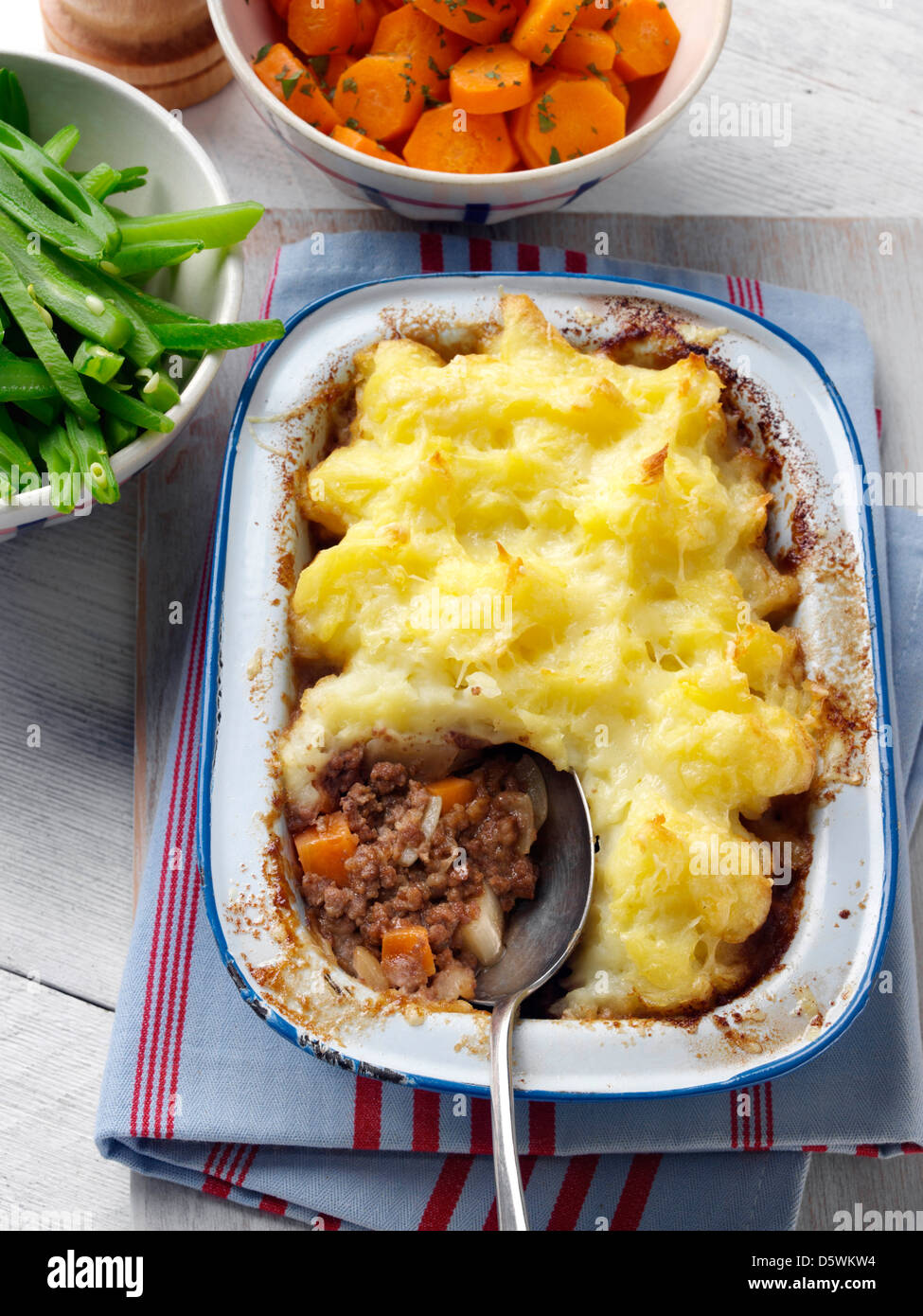 Individual cottage pie gluten free Stock Photo Alamy