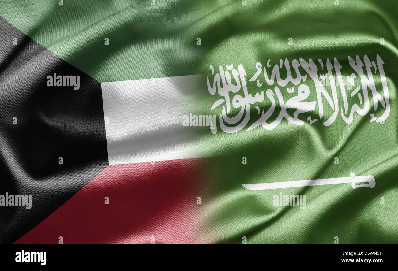 Kuwait and Saudi Arabia Stock Photo Alamy
