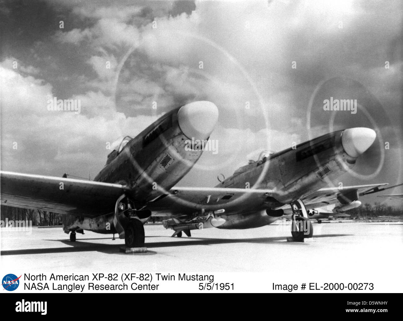 North American XP82 (XF82) "Twin Mustang Stock Photo Alamy