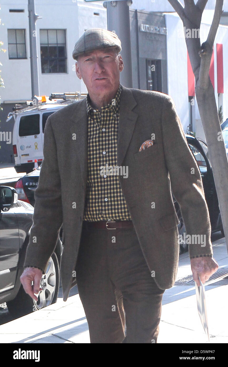 Ed Lauter out and about in Beverly Hills Los Angeles, California Stock Photo