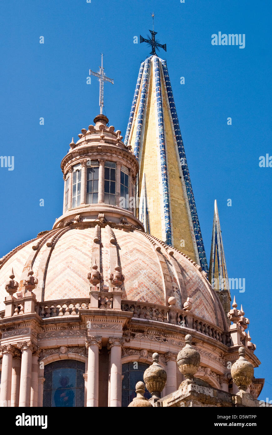 Cathedral Dome and Spire Stock Photo