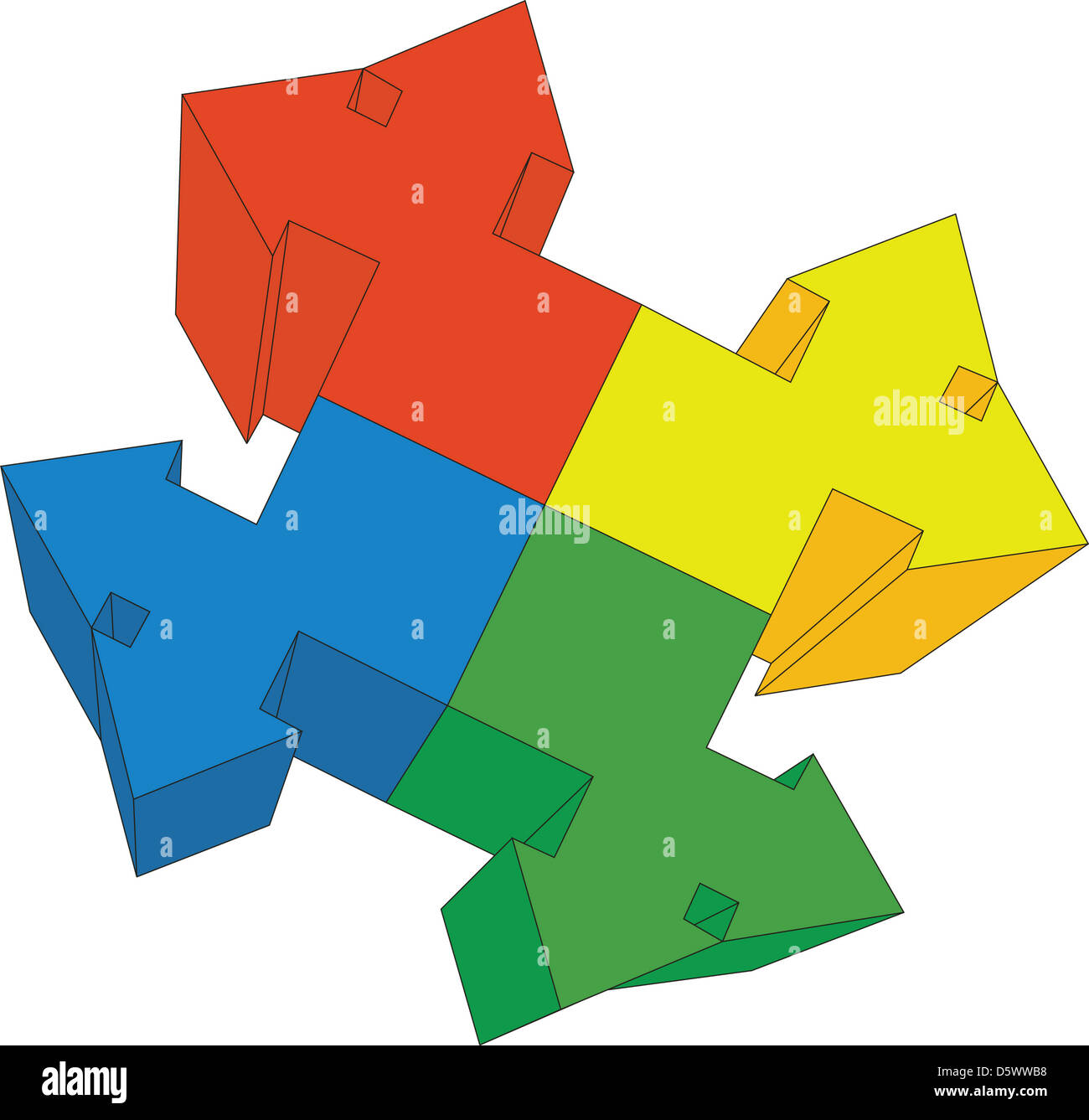 3d arrow hi-res stock photography and images - Alamy