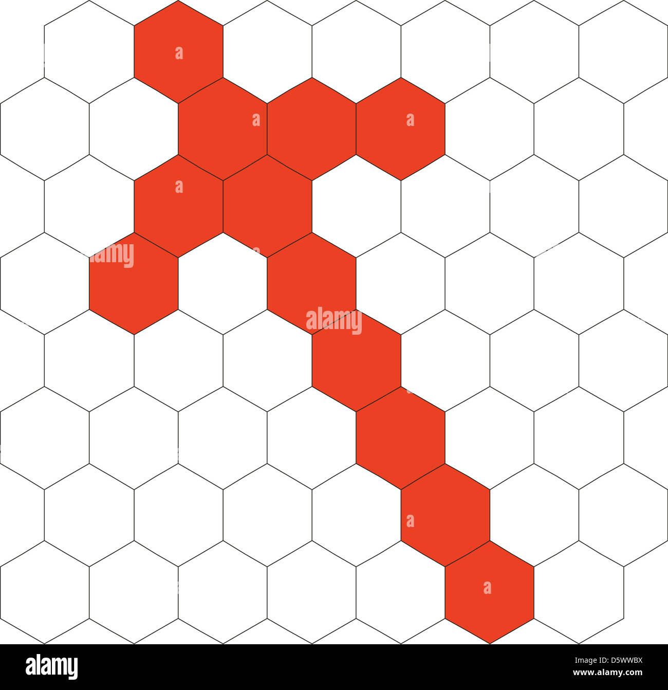 Hexagonal pattern hi-res stock photography and images - Alamy