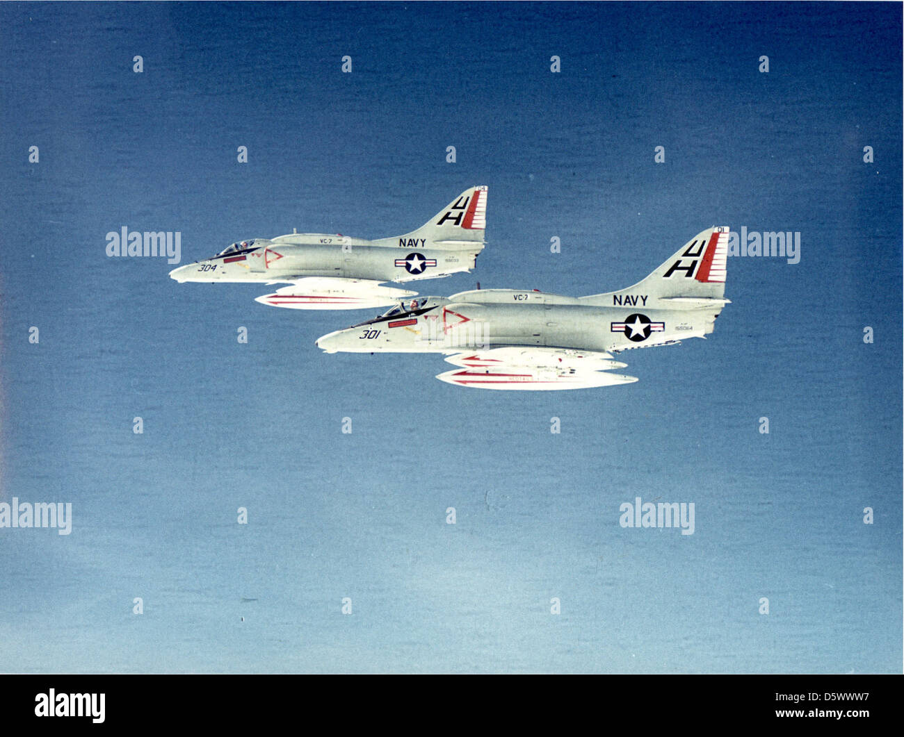 Douglas (A4D-5) A-4E 'Skyhawk' and A-4F 'Skyhawk'. Stock Photo