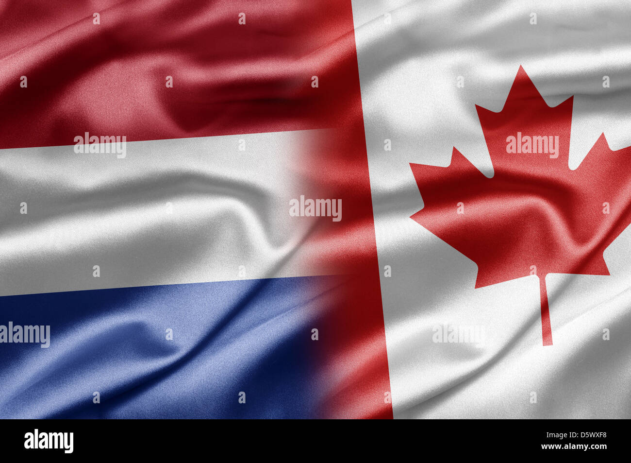 Netherlands canada flag hires stock photography and images Alamy