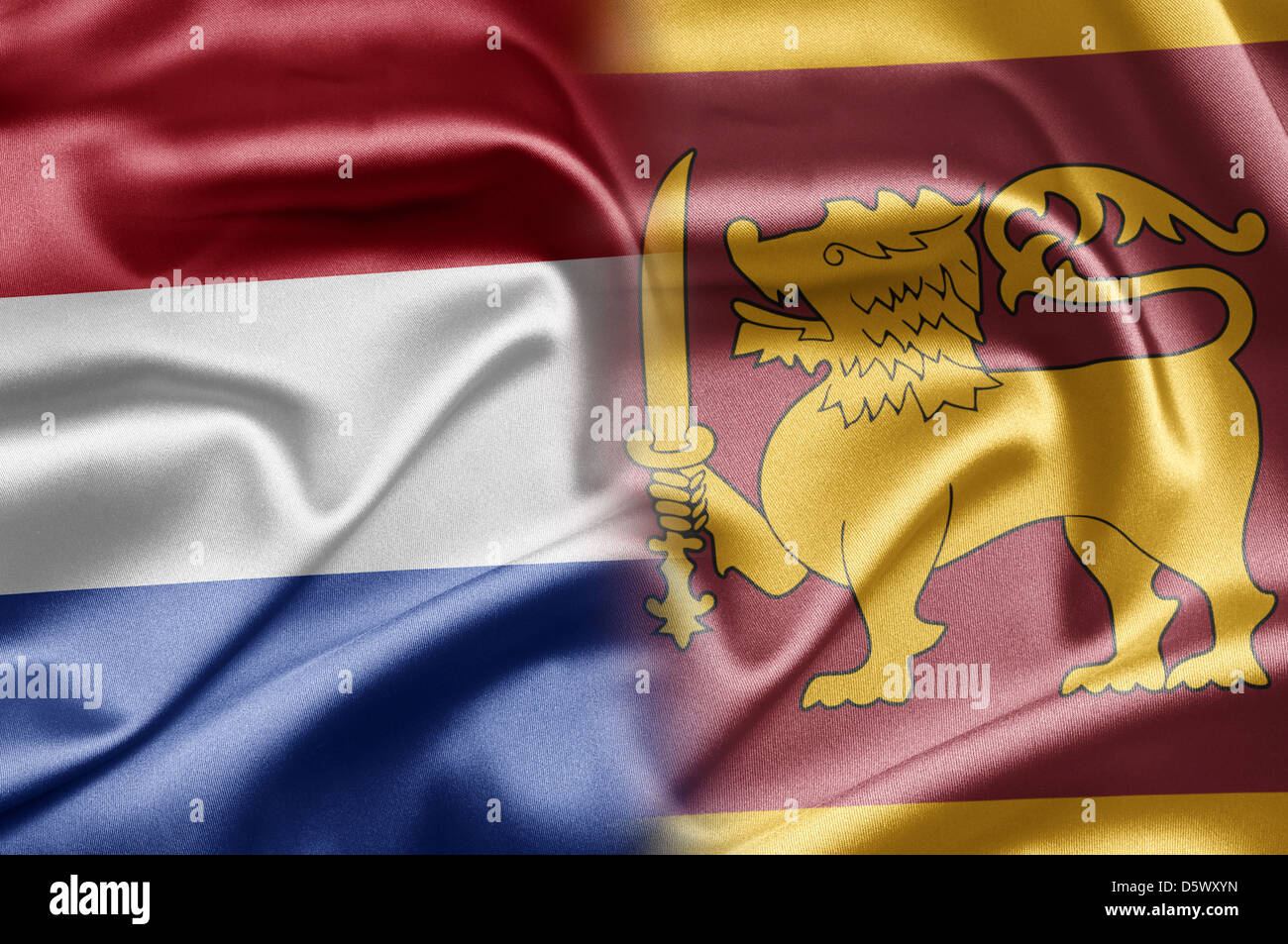 Netherlands and Sri Lanka Stock Photo