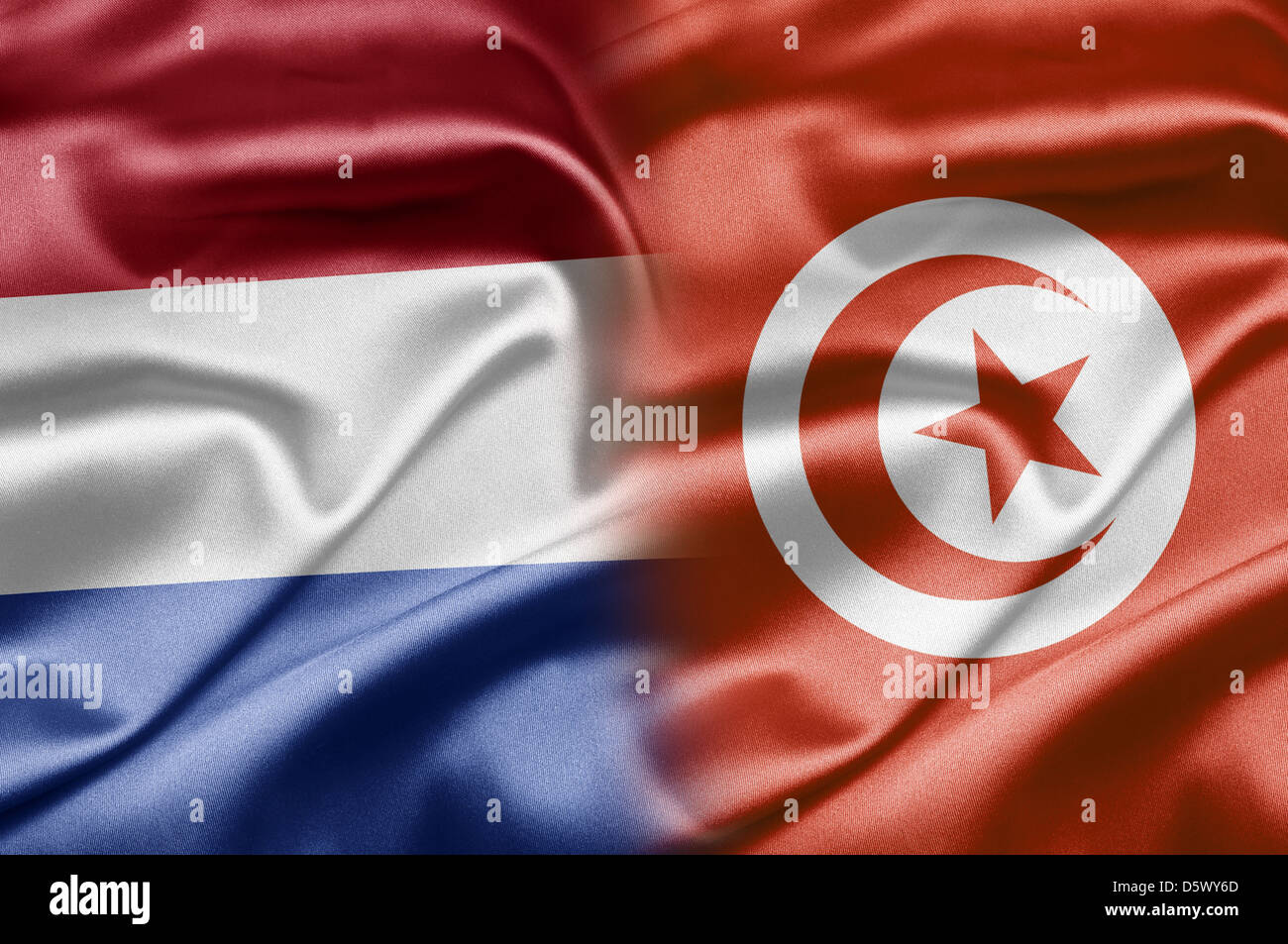 Tunisia football flag hi-res stock photography and images - Alamy