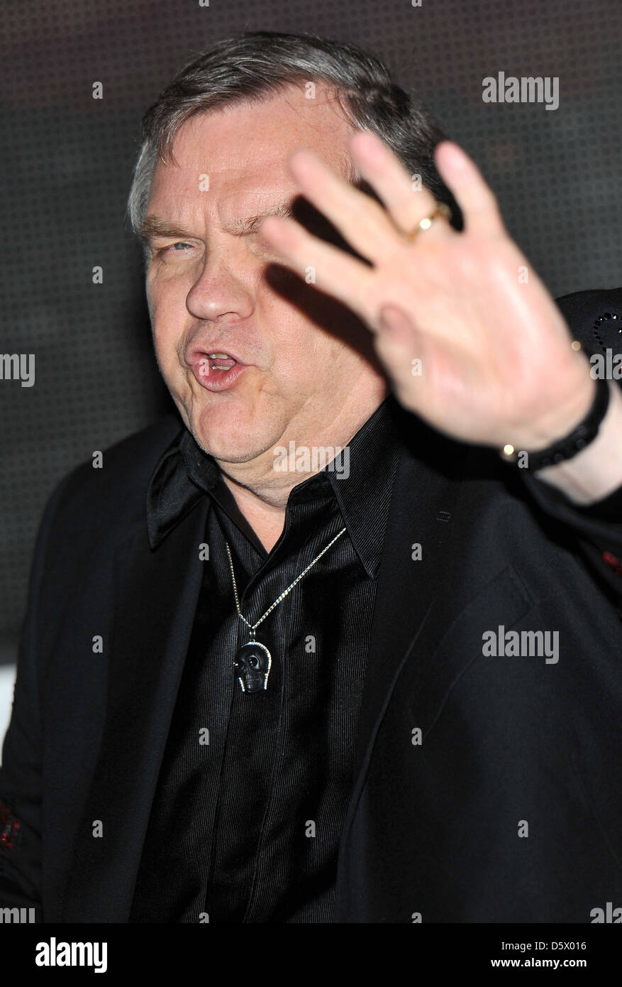 Meat Loaf signs copies of his new album, 'Hell In A Handbasket' at HMV