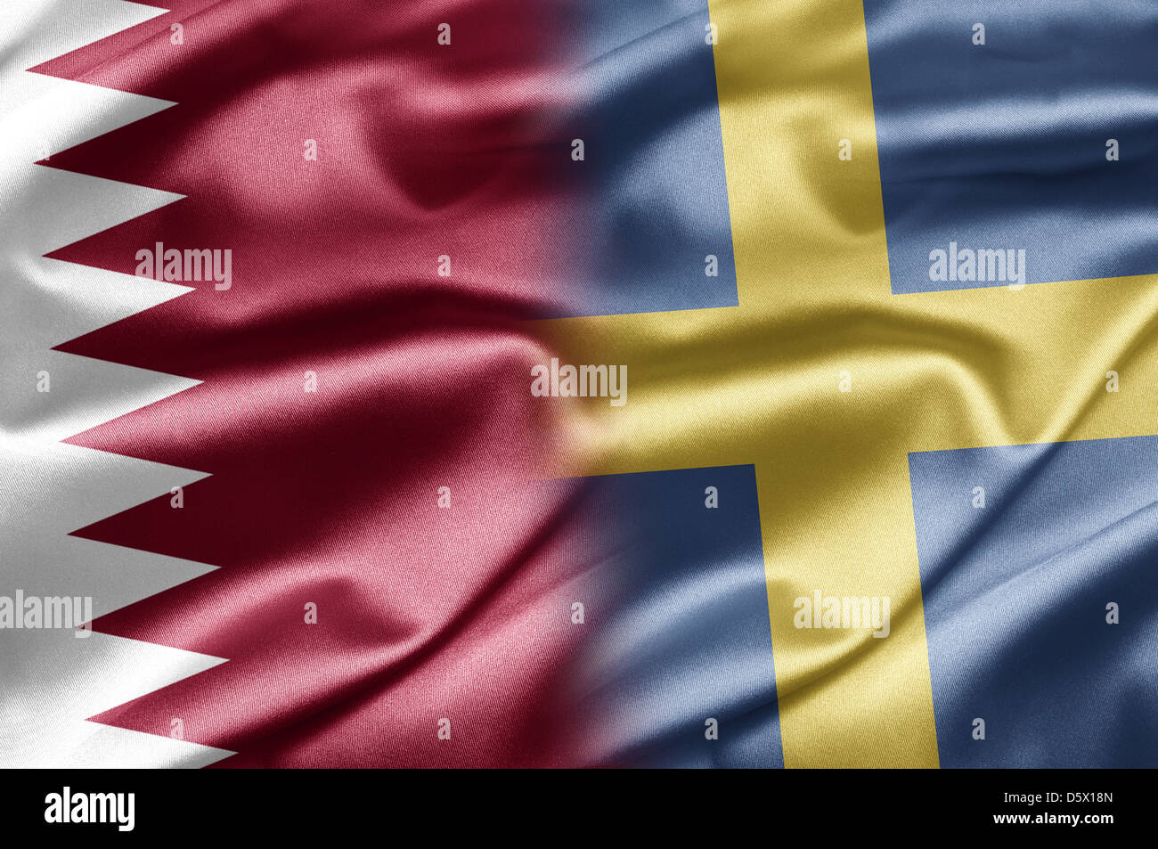 Qatar and Sweden Stock Photo Alamy