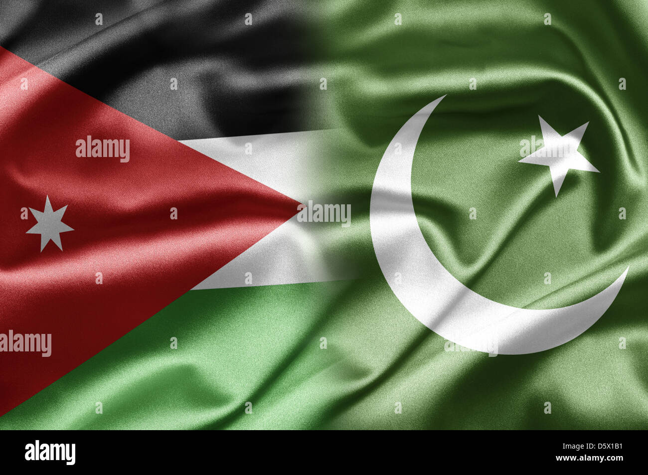 Jordan and Pakistan Stock Photo