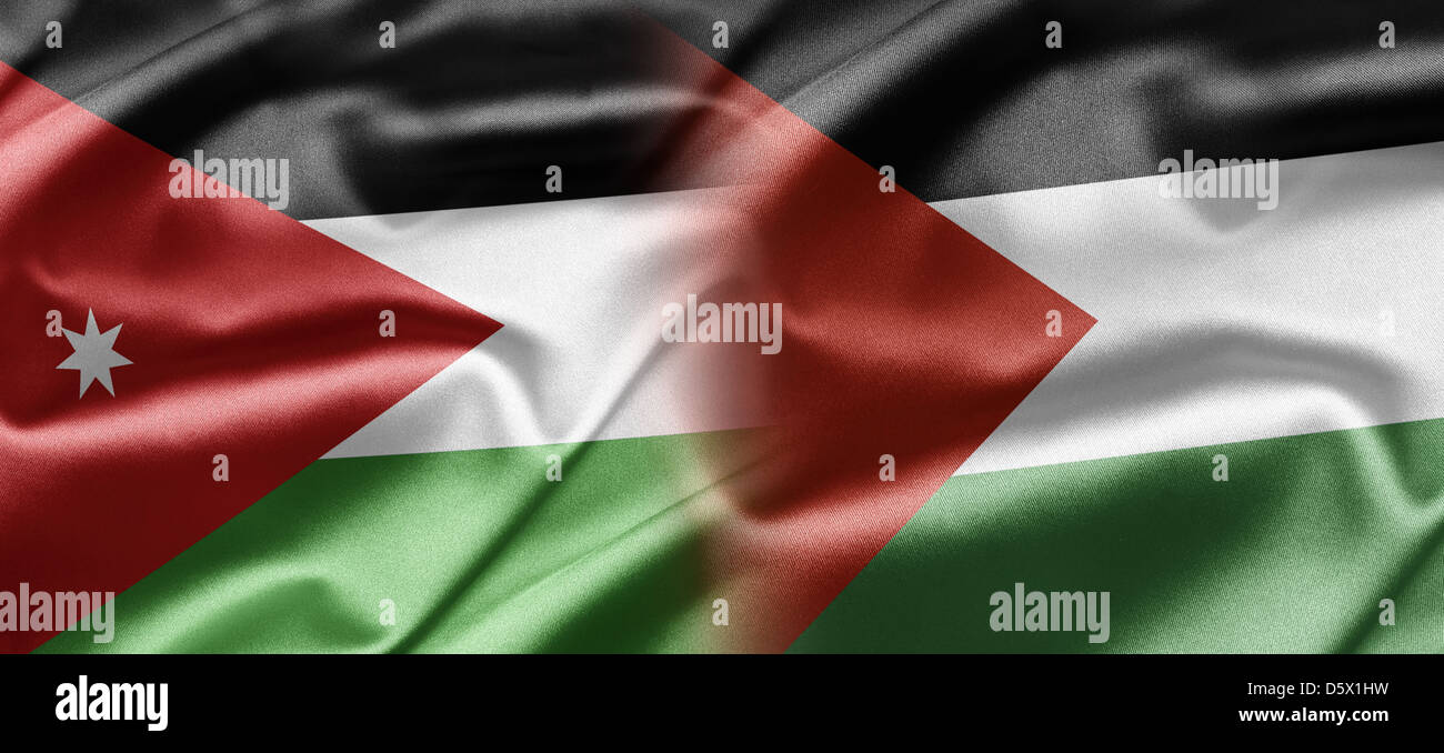 brug Ryg, ryg, ryg del øre Jordan Palestine Flag High Resolution Stock Photography and Images - Alamy