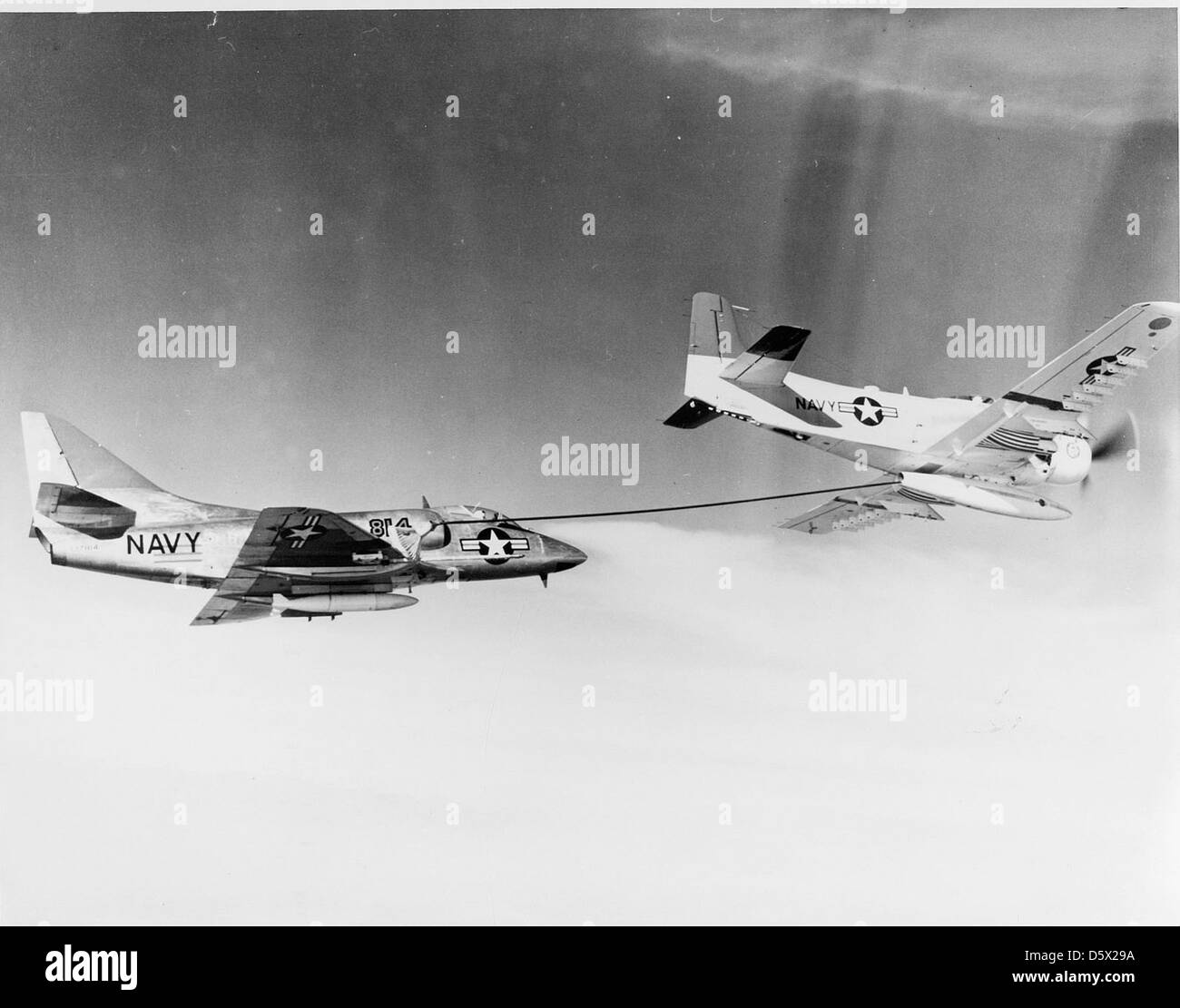 a-douglas-a-4a-skyhawk-a-carrier-based-attack-aircraft-is-refueled