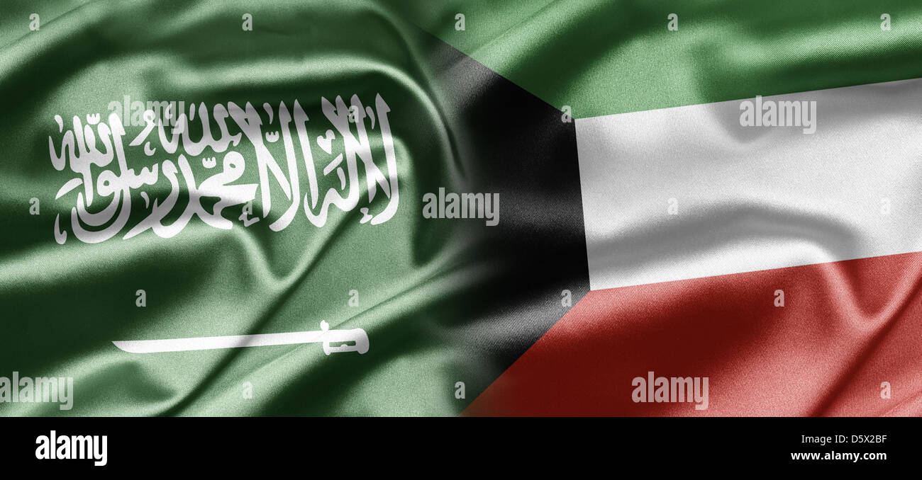 Saudi Arabia and Kuwait Stock Photo Alamy