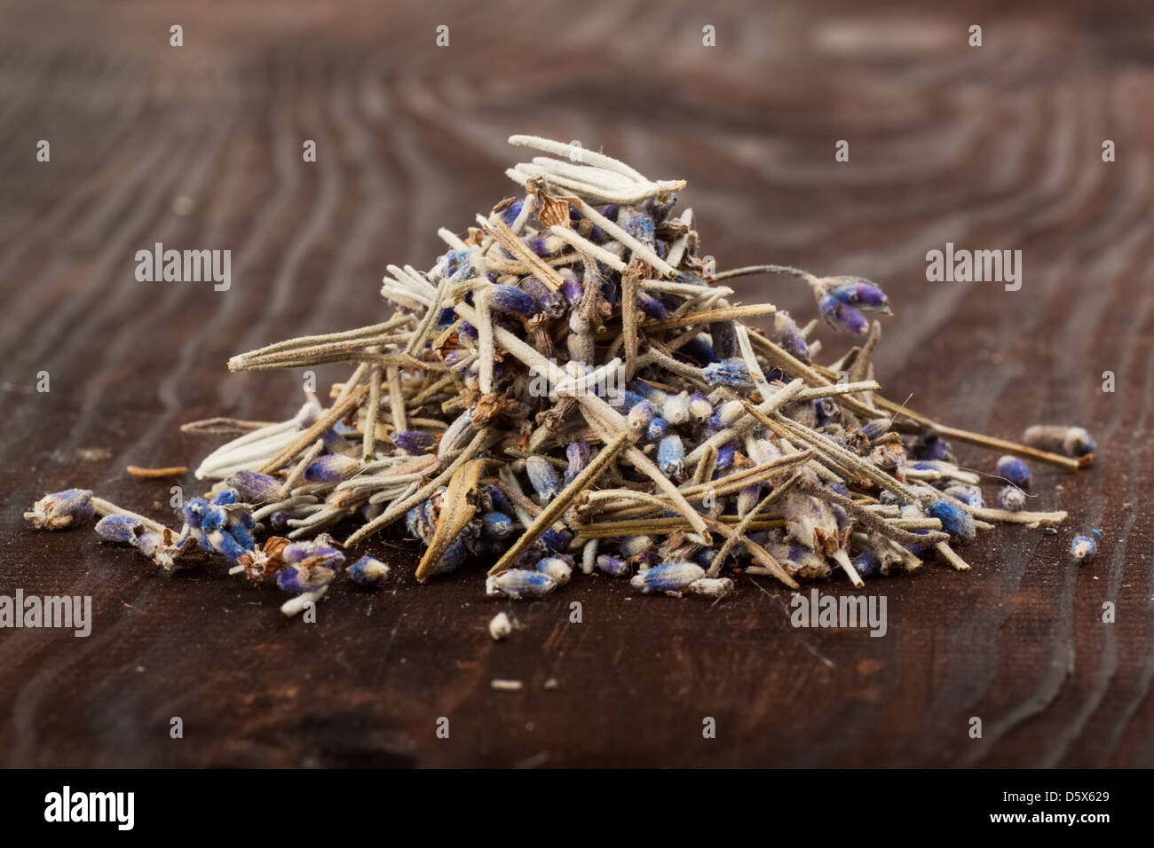 dried lavender herb close up Stock Photo