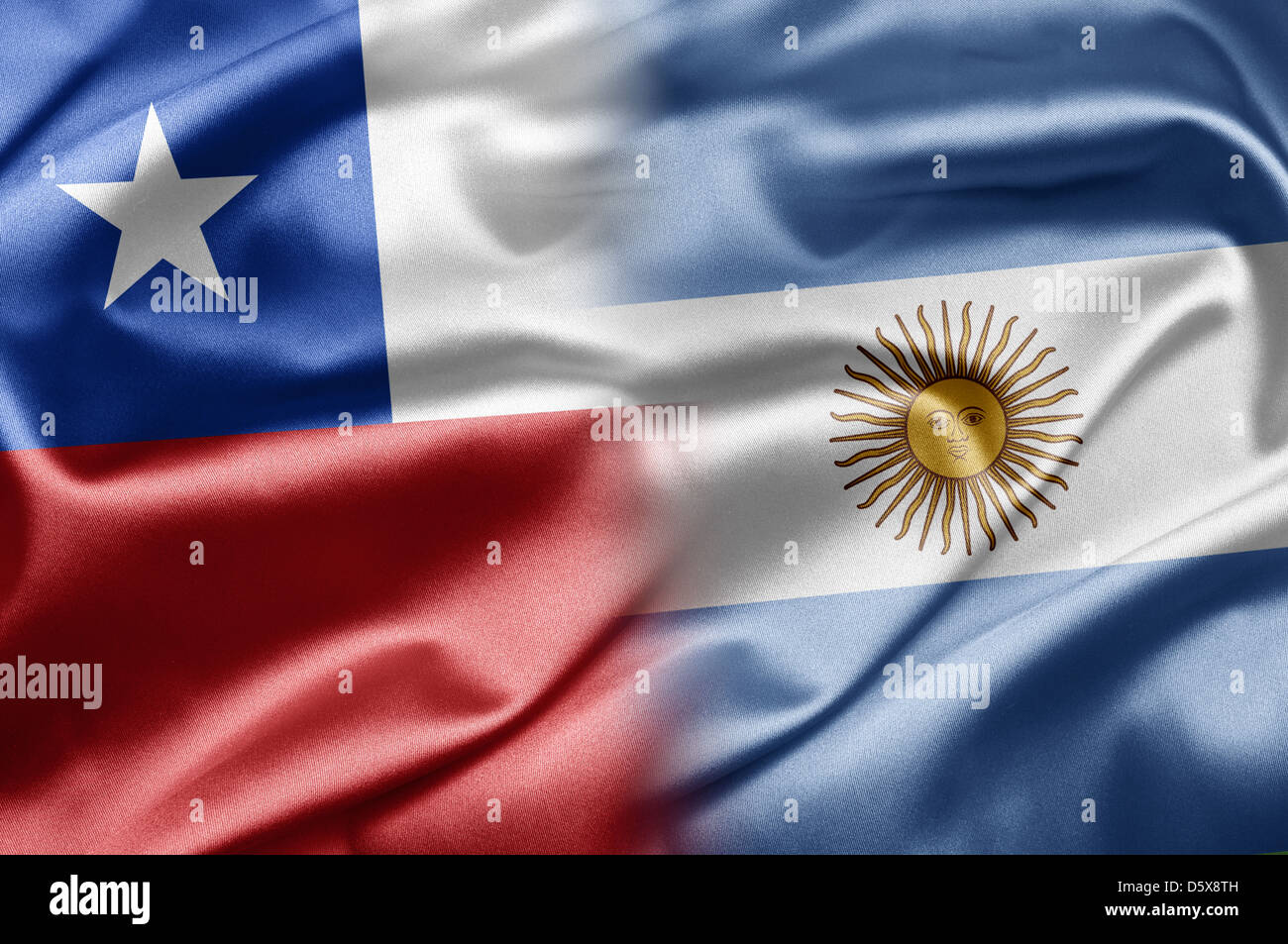 Chile and Argentina Stock Photo Alamy