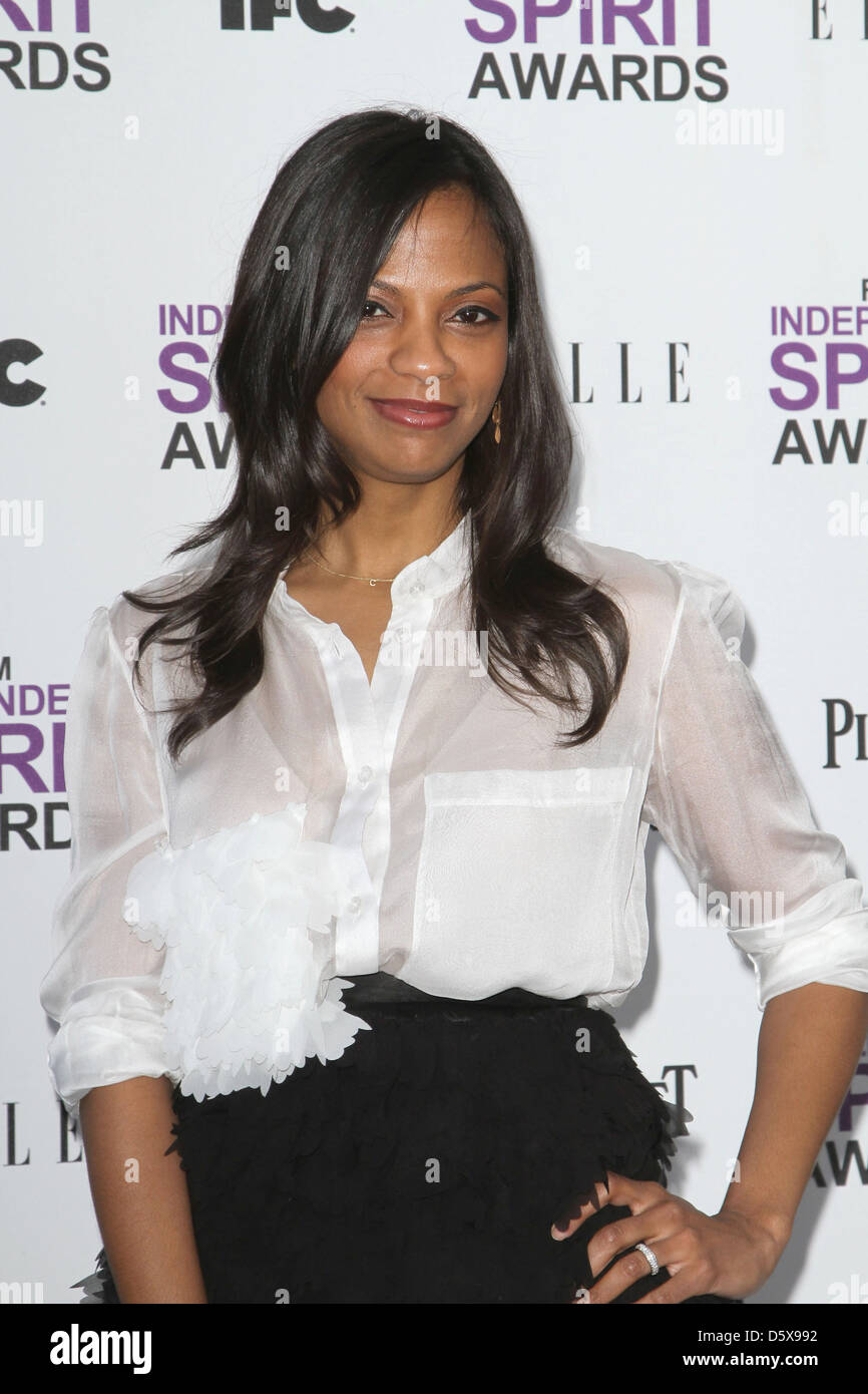 Cisely Saldana 27th Annual Independent Spirit Awards Arrivals Santa