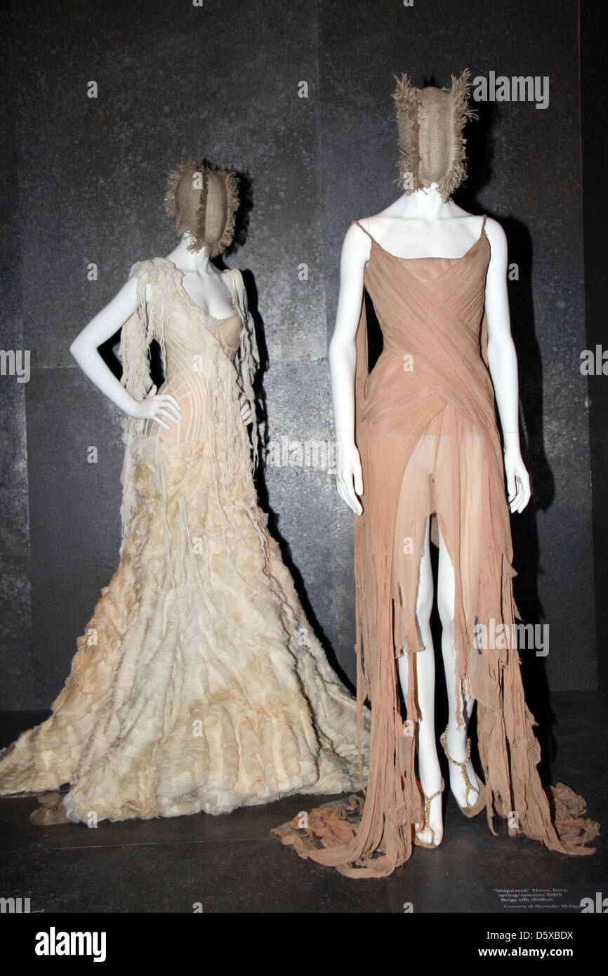 Atmosphere Preview of 'Alexander McQueen: Savage Beauty' at The Atmosphere Preview of 'Alexander McQueen: Savage Beauty' at The