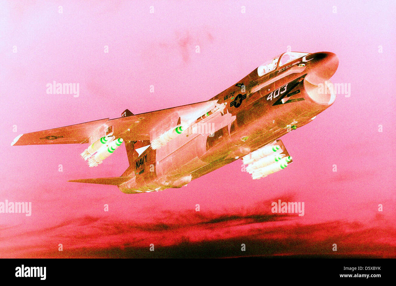 LTV A-7E 'Corsair II' Stock Photo