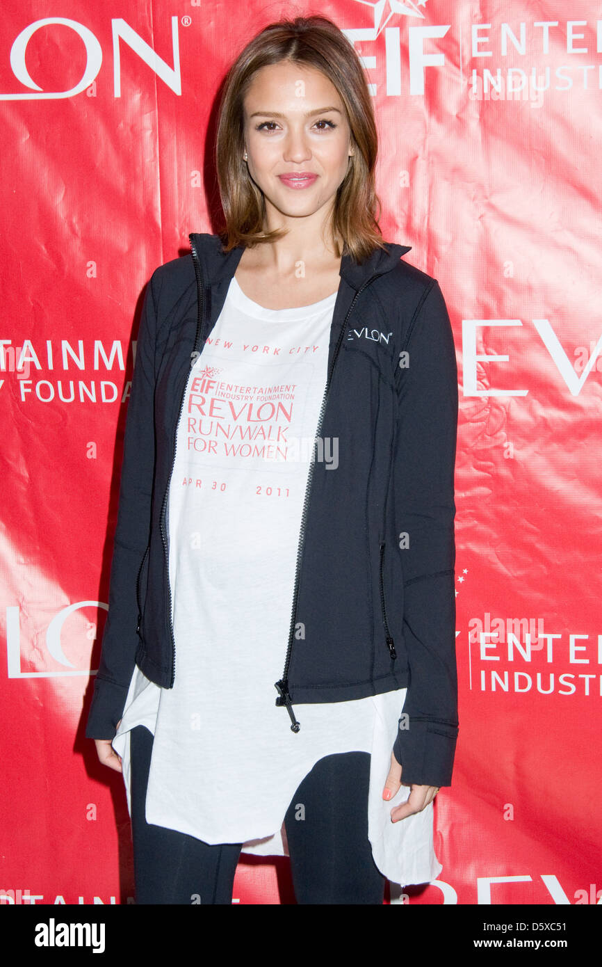 Jessica Alba 14th Annual Revlon Walk/Run Women event, held in Times ...
