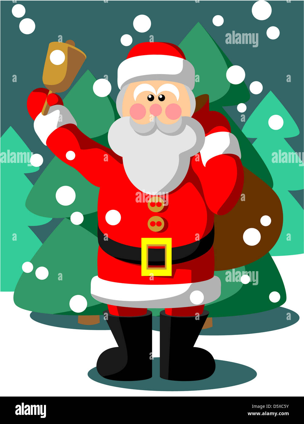 santa claus color 05 stock photo 55284711 alamy