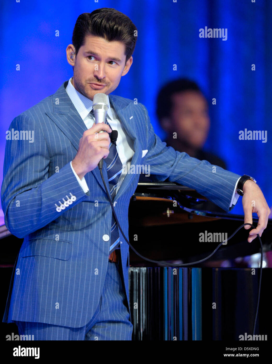 Canadian Singer Matt Dusk CTV's Marilyn Denis Show's Royal Wedding Reception Toronto, Canada - 29.04.11 Stock Photo