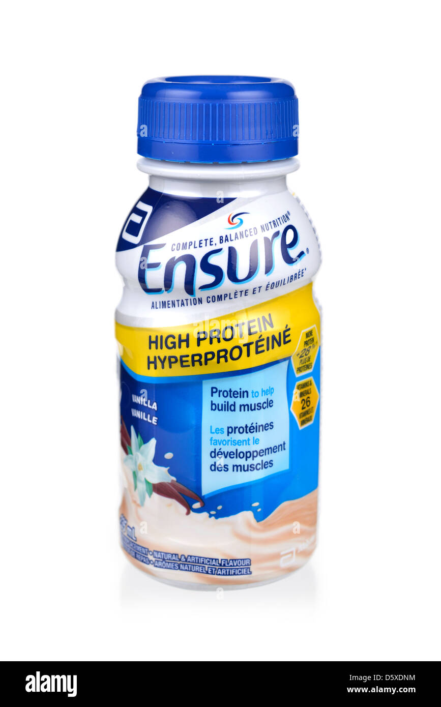 Ensure, Dietary Supplement drink, Meal Replacement Stock Photo