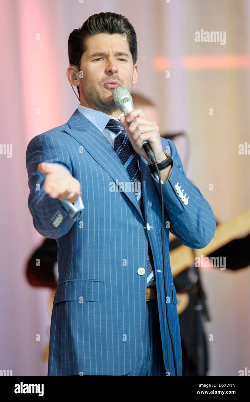 Canadian Singer Matt Dusk CTV's Marilyn Denis Show's Royal Wedding Reception Toronto, Canada - 29.04.11 Stock Photo