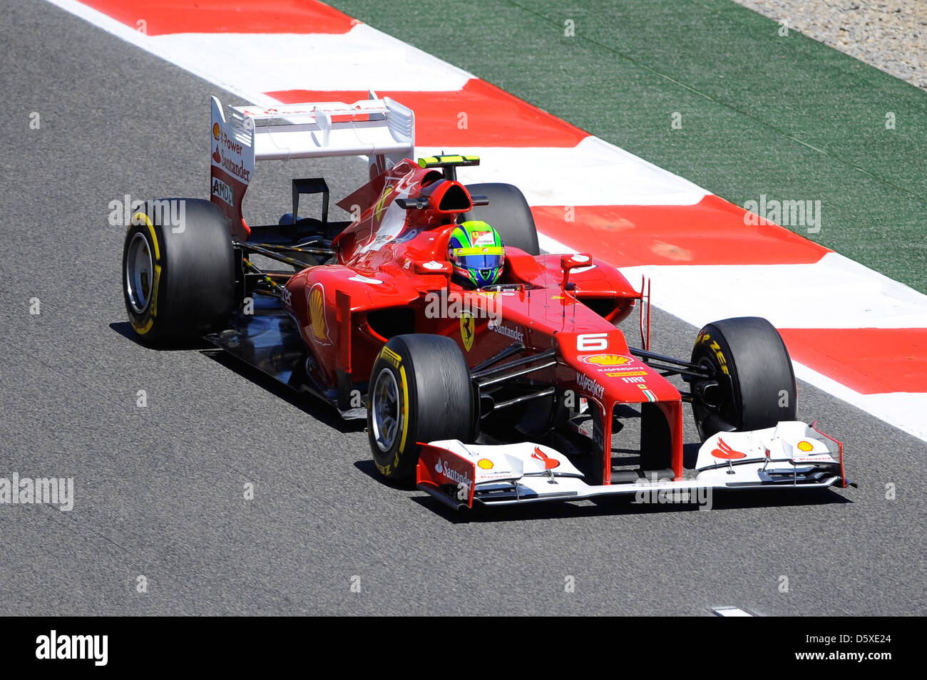 Felipe Massa, Brasilien, BRA, Team FERRARI F1 Formula One 2012, held at Circuit de Catalunya Barcelona, Spain2. Stock Photo