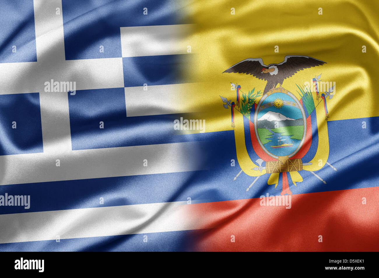 Greece And Ecuador Stock Photo Alamy