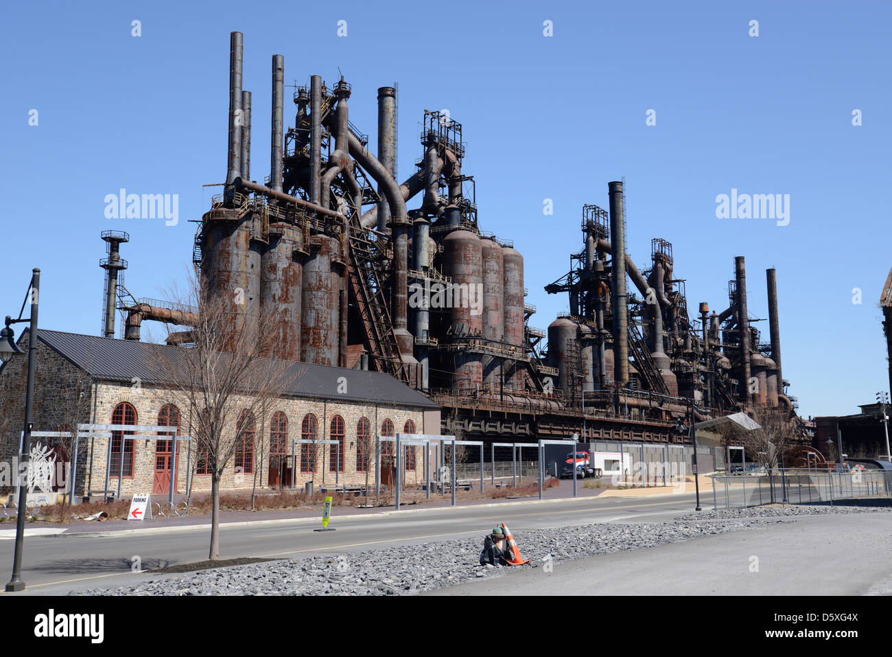 The old Bethlehem Steel factory in Bethlehem, Pennsylvania. At one time